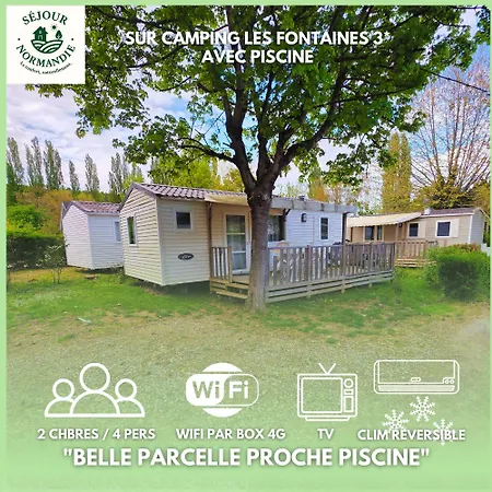 Sejour Normandie - Mobilhome Premium 2ch-4p Avec Clim-wifi-tv Dans L'eure - 308 Ivry-la-Bataille